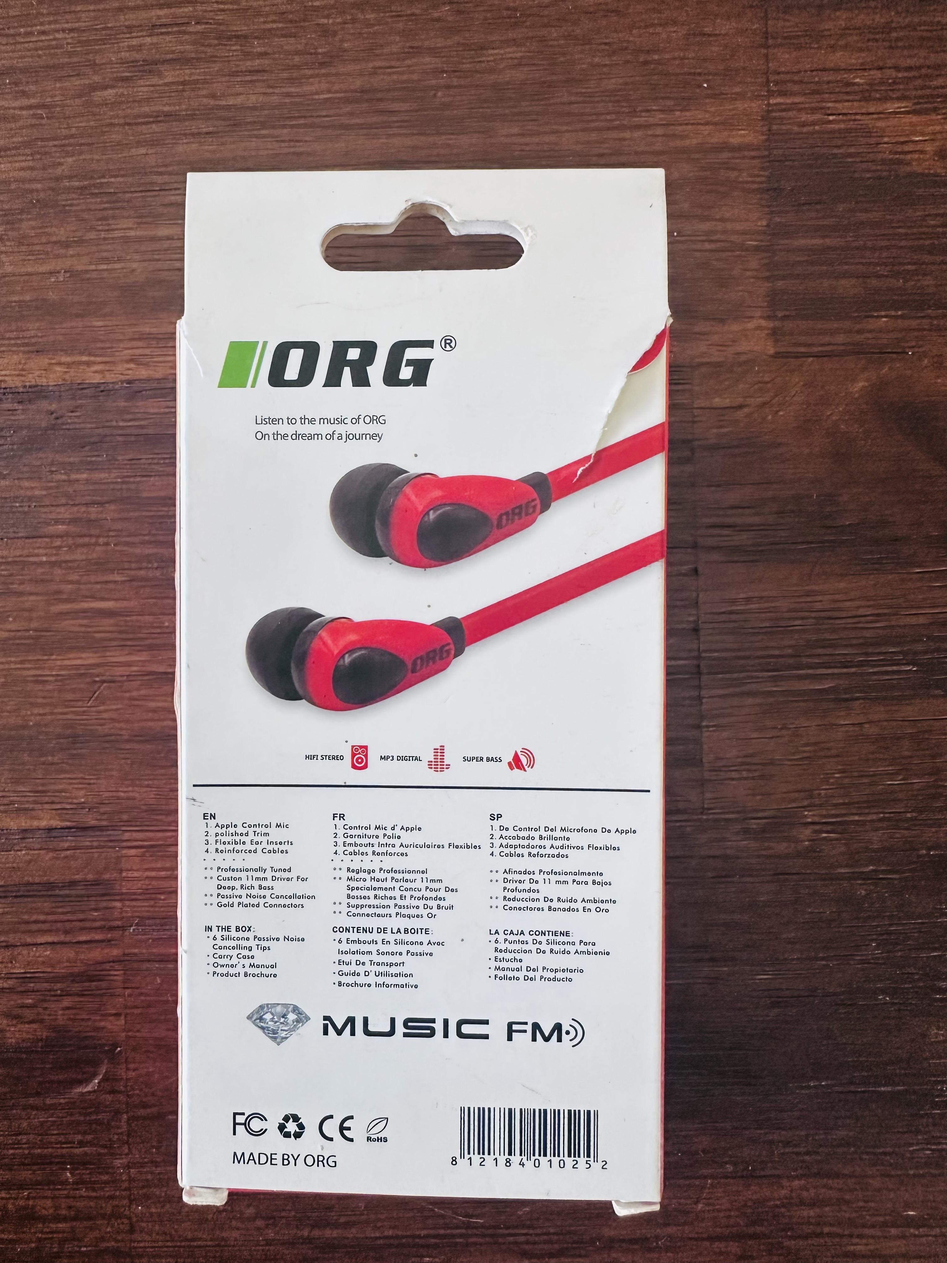 ORG Wired earphones